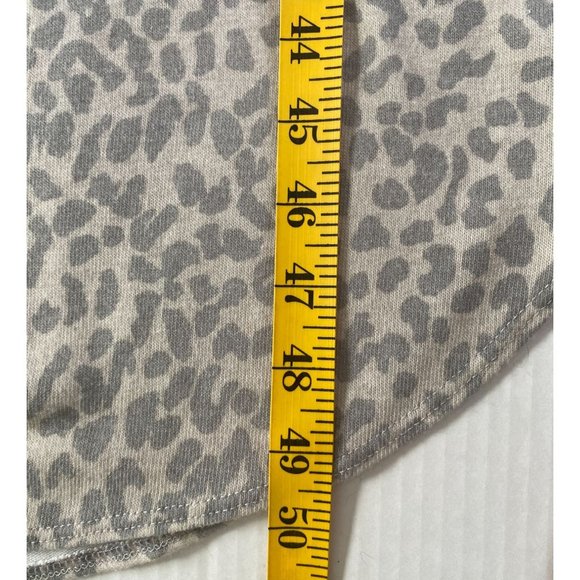 Vintage Bombom Womens Leopard Print Maxi Dress Size XL Grey and White Athleisure - Picture 6 of 9